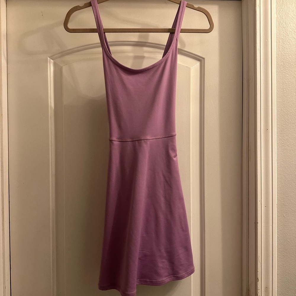 Zella Purple Mini Dress with Shorts - Picture 2 of 5